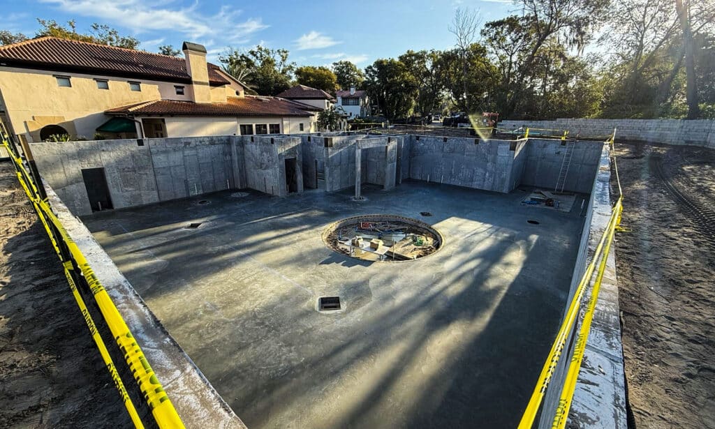 Florida Dream Home, Residential Slab Foundation